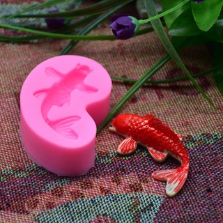 SG - Khuôn silicon 4D hình con cá chép