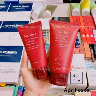 Sữa Rửa Mặt Lựu Jeju Pomegranate Revitalizing Foam Cleanser