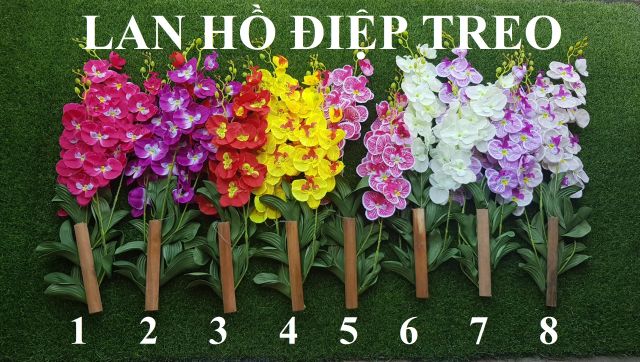 Lan hồ điệp bằng vải loại treo