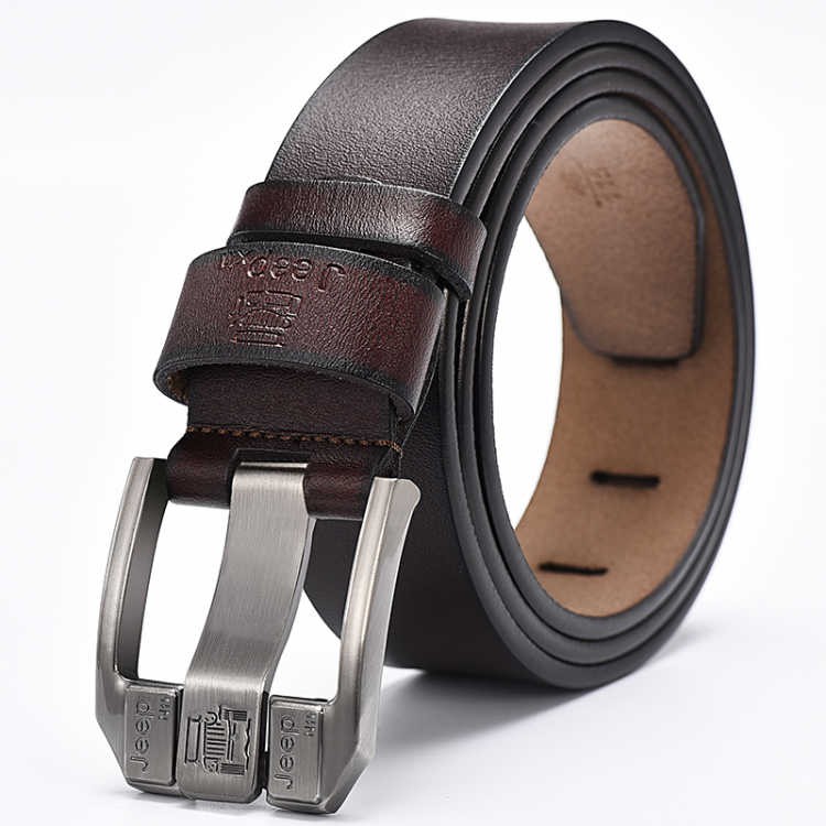 [Gửi Hole Punch] Thắt lưng chất lượng cho nam Thắt lưng nam Pin Buckle Giới trẻ Cowboy Cowboy Retro Belt Men