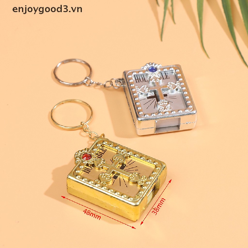 / Enjoy shopping / / Móc Khóa Mini Hình Kinh Thánh Thánh Thánh Giá Làm Quà Tặng Cầu Nguyện
