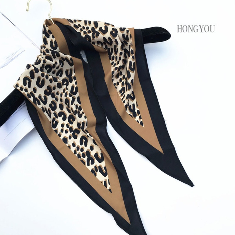 Khăn Quàng Cổ Ngắn In Họa Tiết Bằng Lụa Mềm Mại Thời Trang Mùa Hè Cho Nữ