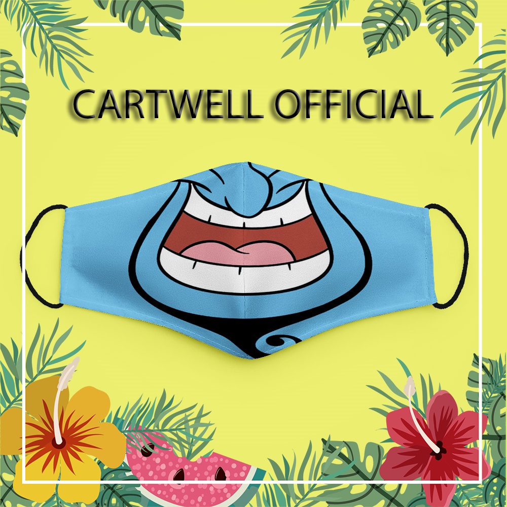 Khẩu trang hoạt hình cho bé vui nhộn dễ thương thú cưng đáng yêu Disney CARTWELL dây đeo mềm phòng dịch bệnh chất liệu v