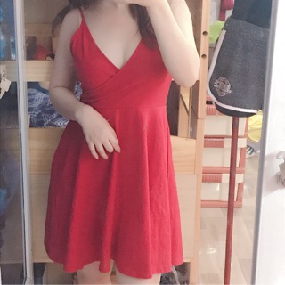 Đầm 2 dây vnxk hình shop tự chụp