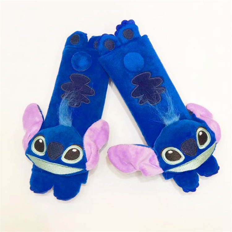 Cặp Đệm Bọc Dây Đai An Toàn Siêu Mềm Hình Hello Kitty Gắn Dây Đai An Toàn Cho Xe Hơi