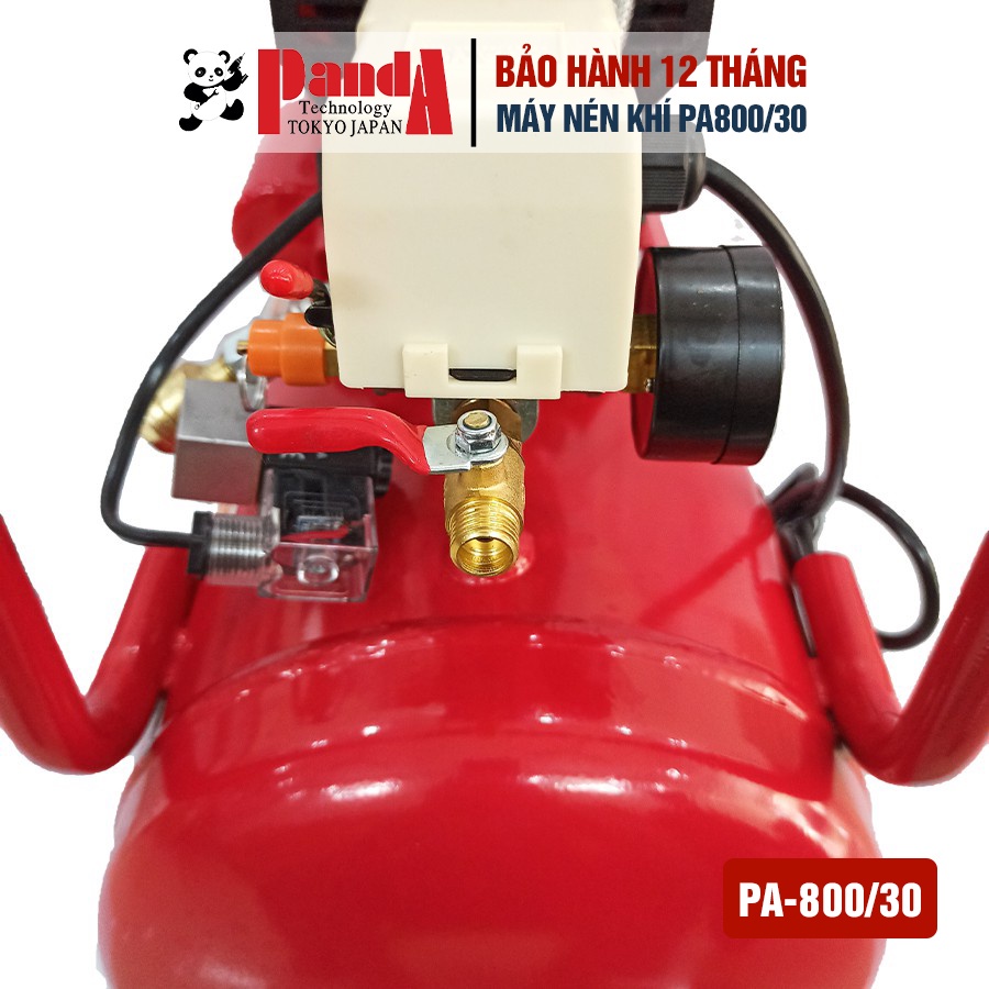 Máy nén khí không dầu Panda PA800/30, Bình 30L, Công suất 850W, Bảo hành 12 tháng
