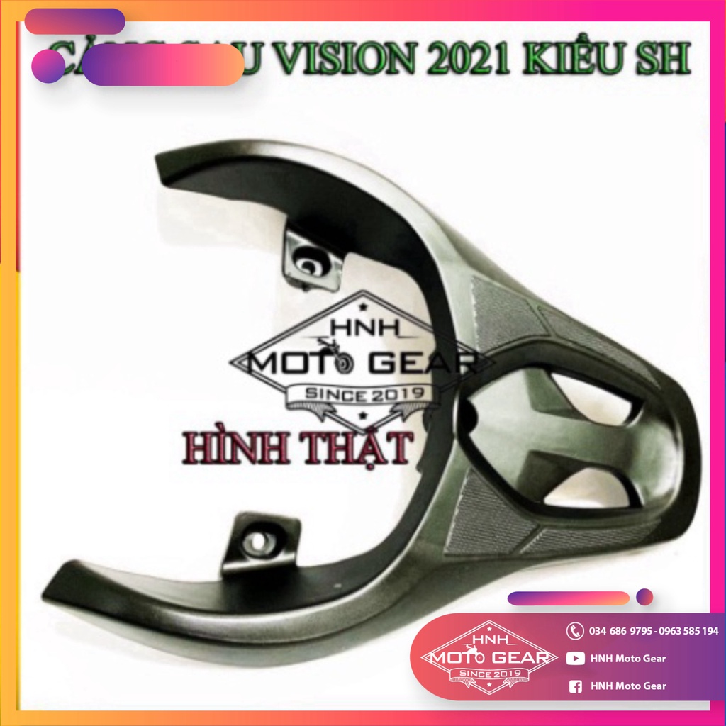 Tay Dắt Vision 2021 Độ Kiểu SH Moto Art Chính Hãng
