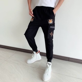 Quần jogger unisex thêu