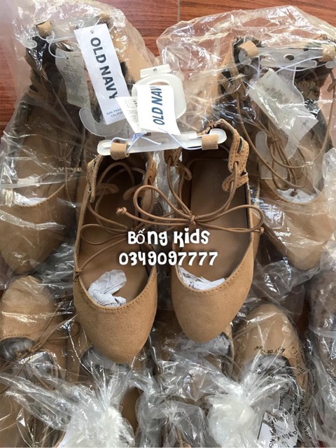 Giày Bé Gái Da Lộn Mũi Nhọn Nâu 6(13.5cm)