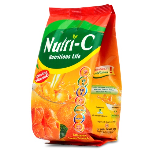 Bột cam Nutri-C Orange 750g - GIẢI KHÁT, THANH NHIỆT, giúp tăng cường SỨC ĐỀ KHÁNG cho cơ thể, cung cấp NĂNG LƯỢNG