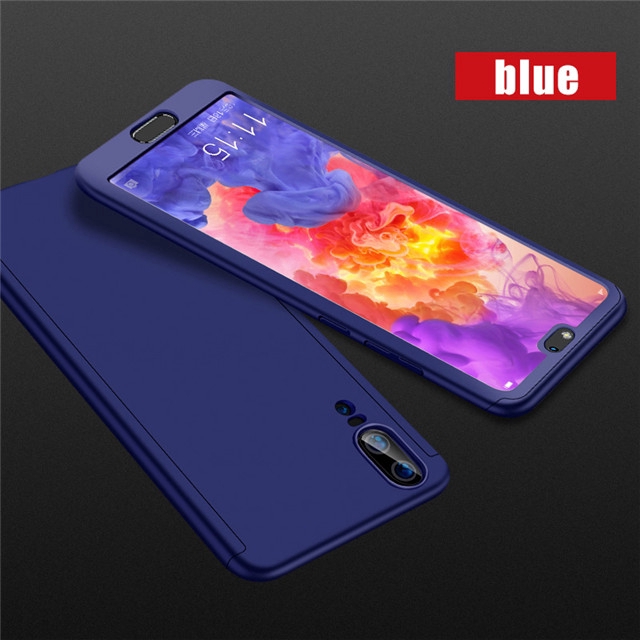 Ốp điện thoại bảo vệ 360 độ kèm kính cường lực bảo vệ màn hình cho Huawei Nova 2i 3 3i 4 4e 5 5T 6 6SE Nova 7i