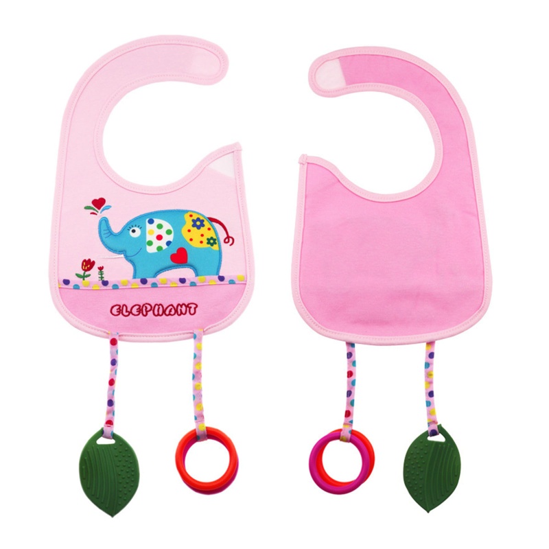 Yếm Ăn Họa Tiết Hoạt Hình Có Thể Điều Chỉnh Cho Bé