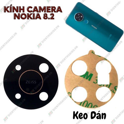 Kính camera nokia 8.2 kèm keo dán