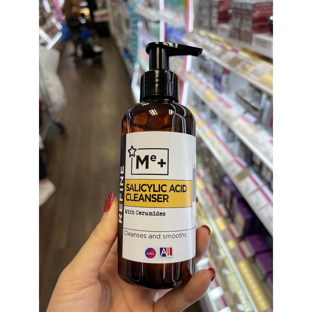 [TOP 1 SHOPEE] Sữa rửa mặt sạch sâu Superdrug Me+ Refine Salicylic Acid Cleanser 200ml (Bill Anh)