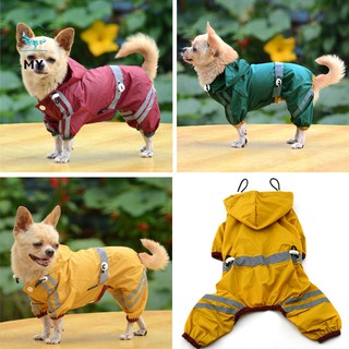 Áo mưa có nón chống thấm nước dùng cho thú cưng