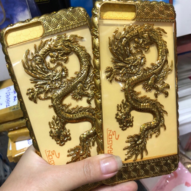 Ốp Iphone7plus/8plus dẻo hình rồng nổi