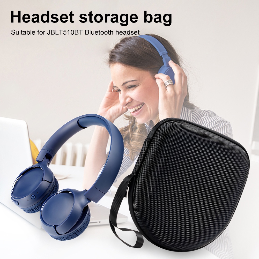 ⭐IN STOCK Headphone Eva Hard Case For Jbl Tnue 510bt Nc Headphones Cover Carrying Box Portable Storage Bag For Jbl Tnue 500bt Headphones ⭐cocomall12