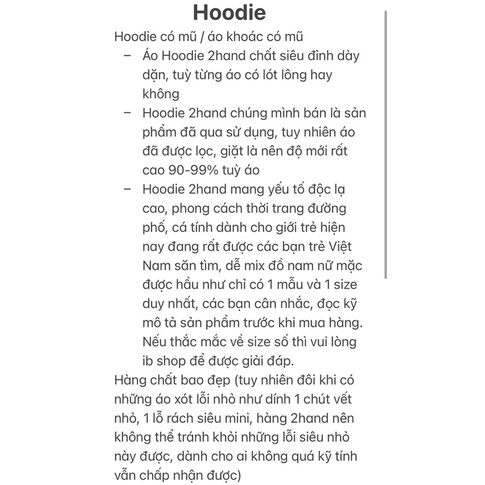 [Áo hoodie/Hoodie zip/2hand/Secondhand ] Chuẩn loại đẹp(Được chọn mẫu,chọn size ) | BigBuy360 - bigbuy360.vn