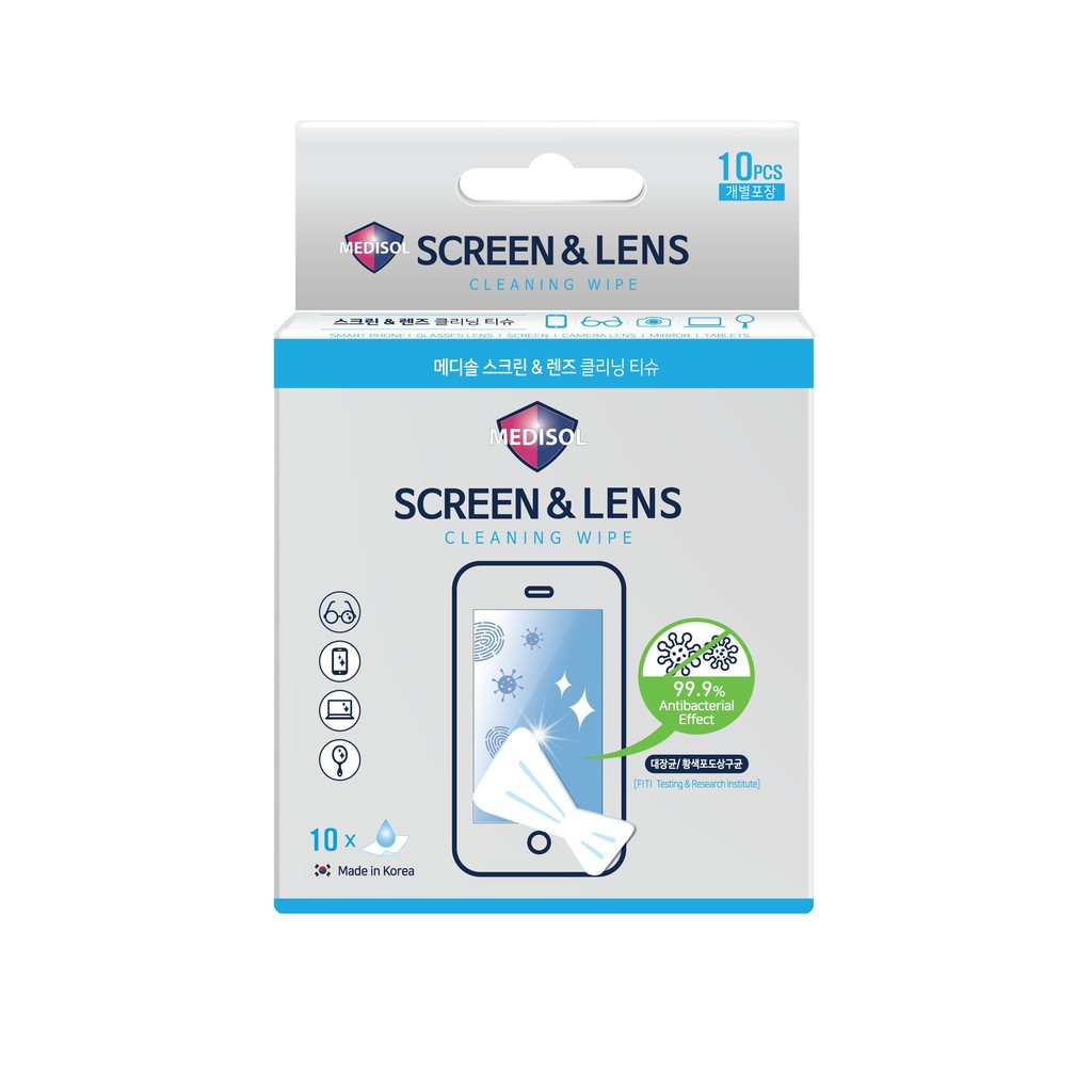 Khăn Lau Đa Năng SCREEN & LENS - được sản xuất tại Hàn Quốc theo công nghệ của Đức.