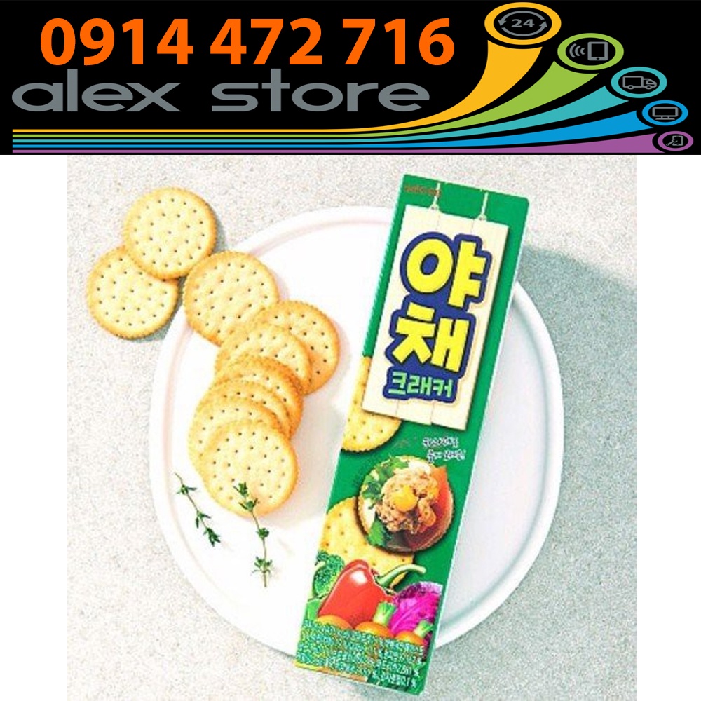 Bánh Quy Giòn Rau Củ Tổng Hợp Lotte Hàn Quốc 83g / 롯데)야채 크래커