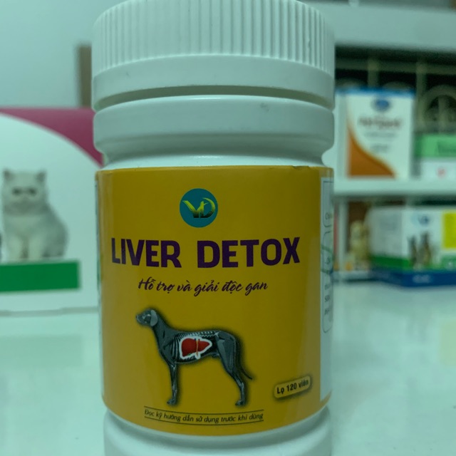 LIVER DETOX hỗ trợ và giả độc gan ( lọ 120 viên )