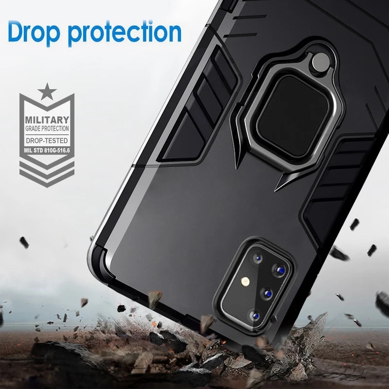 Ốp Điện Thoại Chống Sốc Có Giá Đỡ Cho Xiaomi Redmi Note 10 9 8 Pro 10S 9S 9A 9C 9T Poco M3 F3 X3 Pro