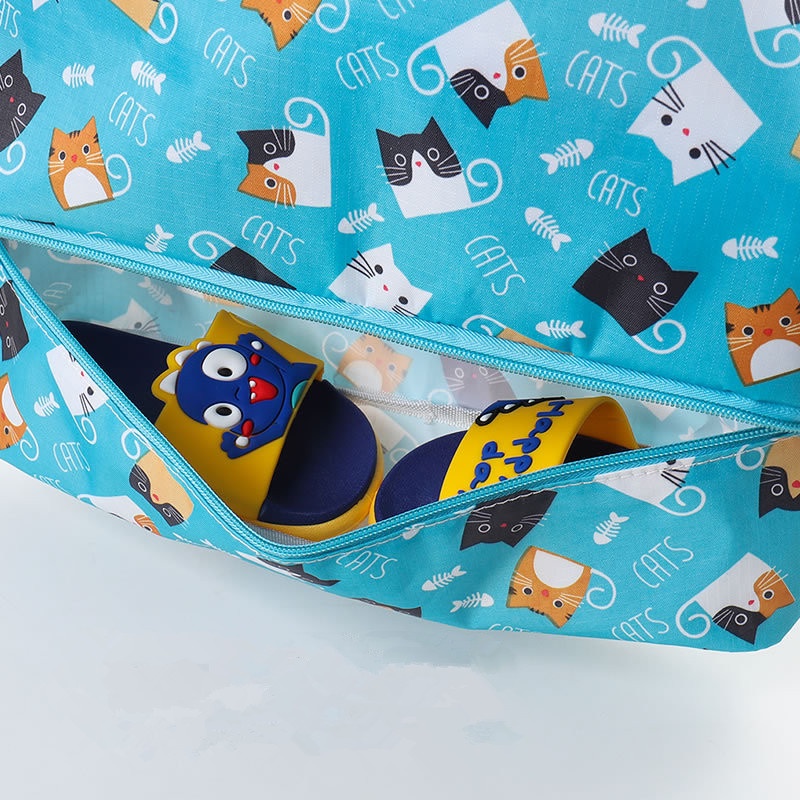 Balo Dây Rút Hai Lớp Chống Nước Chống Mài Mòn Đựng Đồ Chơi Đi Bơi Cho Trẻ Em