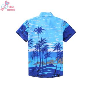 Áo Sơ Mi Hoạ Tiết Cây Dừa