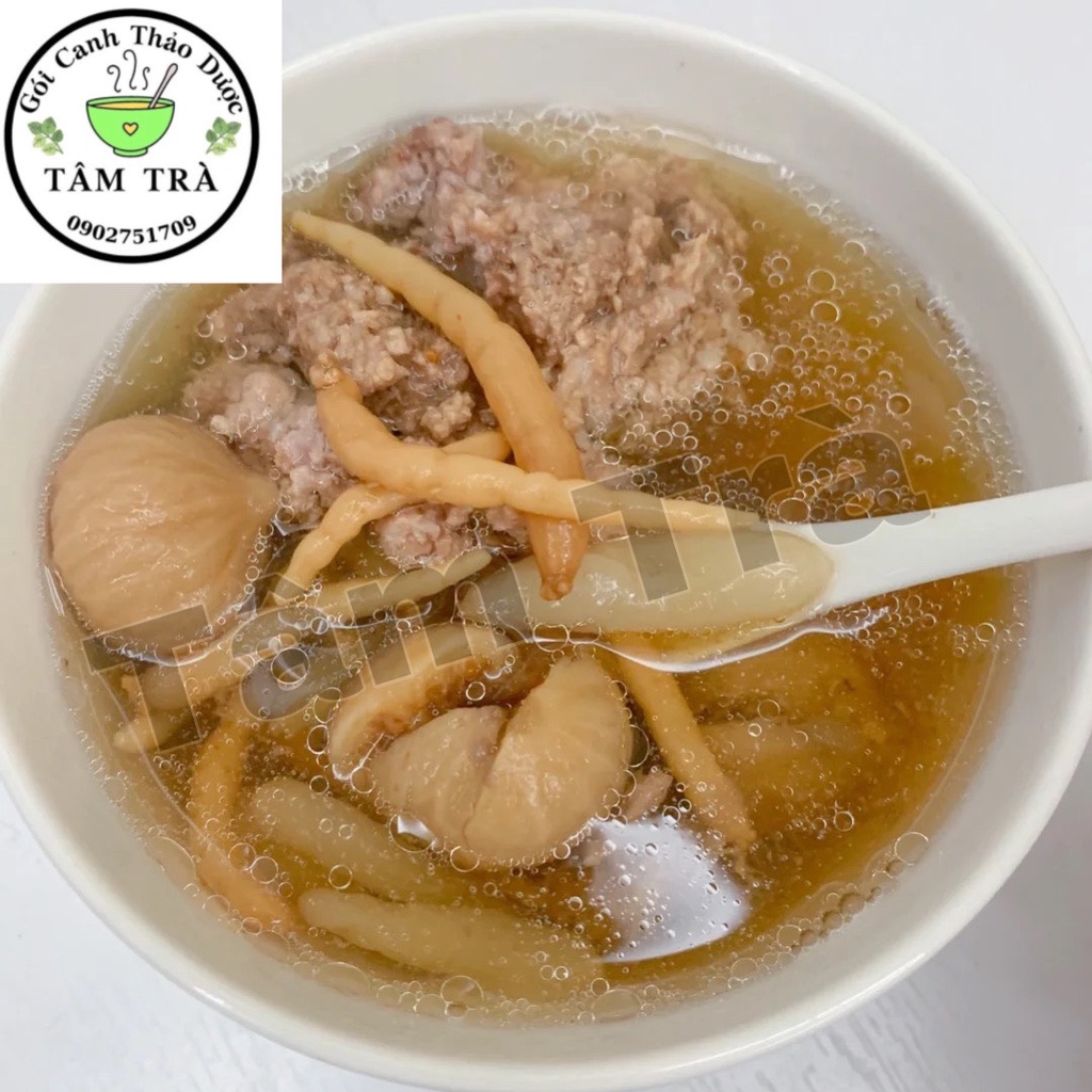 Gói Canh Thảo Dược - Canh Thái Tử Mạch Đông - Nguyên Liệu Hầm Canh Dành Cho Bé -Tâm Trà