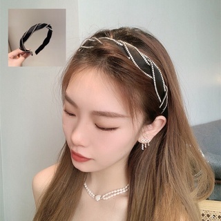 Băng đô tóc xoắn đính đá Hàn quốc