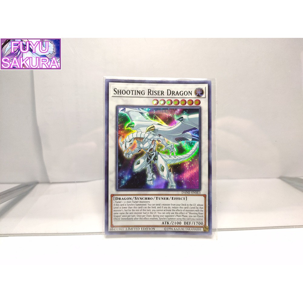 Thẻ bài Yugioh Shooting Riser Dragon (Super Rare)-Thẻ bài chính hãng