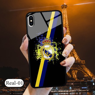 Ốp kính 3D IPHONE X - in biểu tượng đội bóng