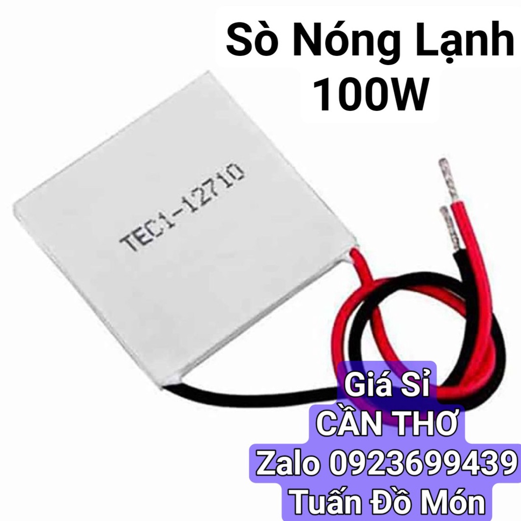 Sò Nóng Lạnh 40x40mm TEC1-12710 100W TEC1 12710 12V 10A TE PHỤ TÙNG LINH KIỆN CHÍNH HÃNG