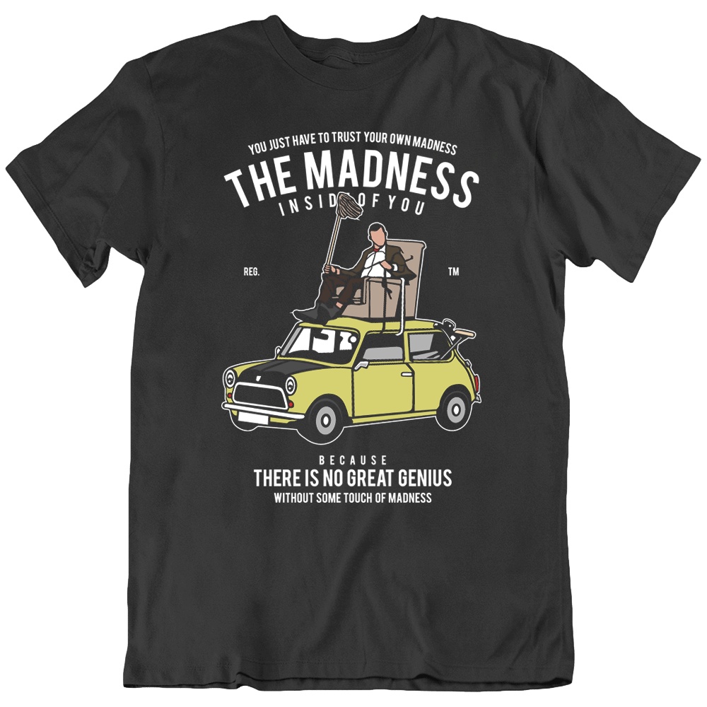 Thời Trang Mans The Madness Mr Bean Xe Bên Trong Của Bạn Sinh Nhật Có Sẵn Ngộ nghĩnh Xmas Áo