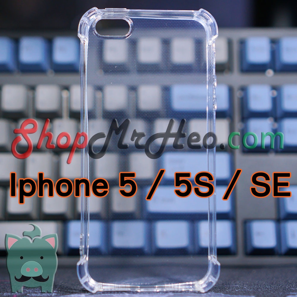 2 Cái Ốp Lưng Dẻo Chống Sốc Trong Suốt Iphone 5S / IP5s / iphone 5 / IP5 / Iphone SE / IP SE