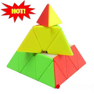 (GIÁ HUỶ DIỆT) Trò chơi rubik tam giác có 4 cạnh bề mặt được phủ lớp sơn không mùi, không phai màu xoay ở tốc độ cao