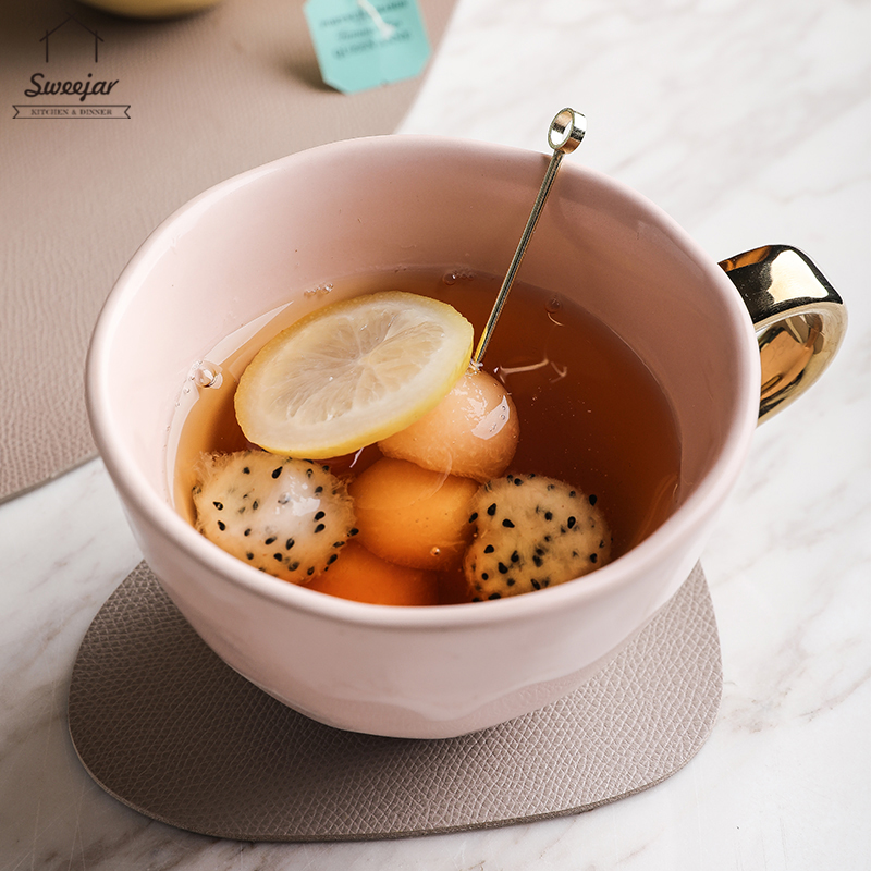 Ly uống cà phê SWEEJAR có tay cầm bằng sứ tiện dụng