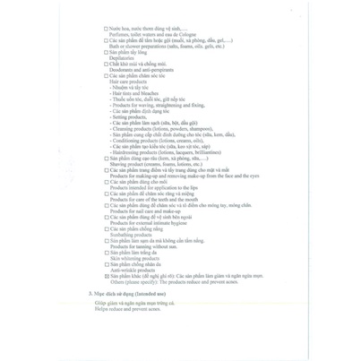 EZOYB 10 Giúp giảm và ngăn ngừa mụn trứng cá 10g