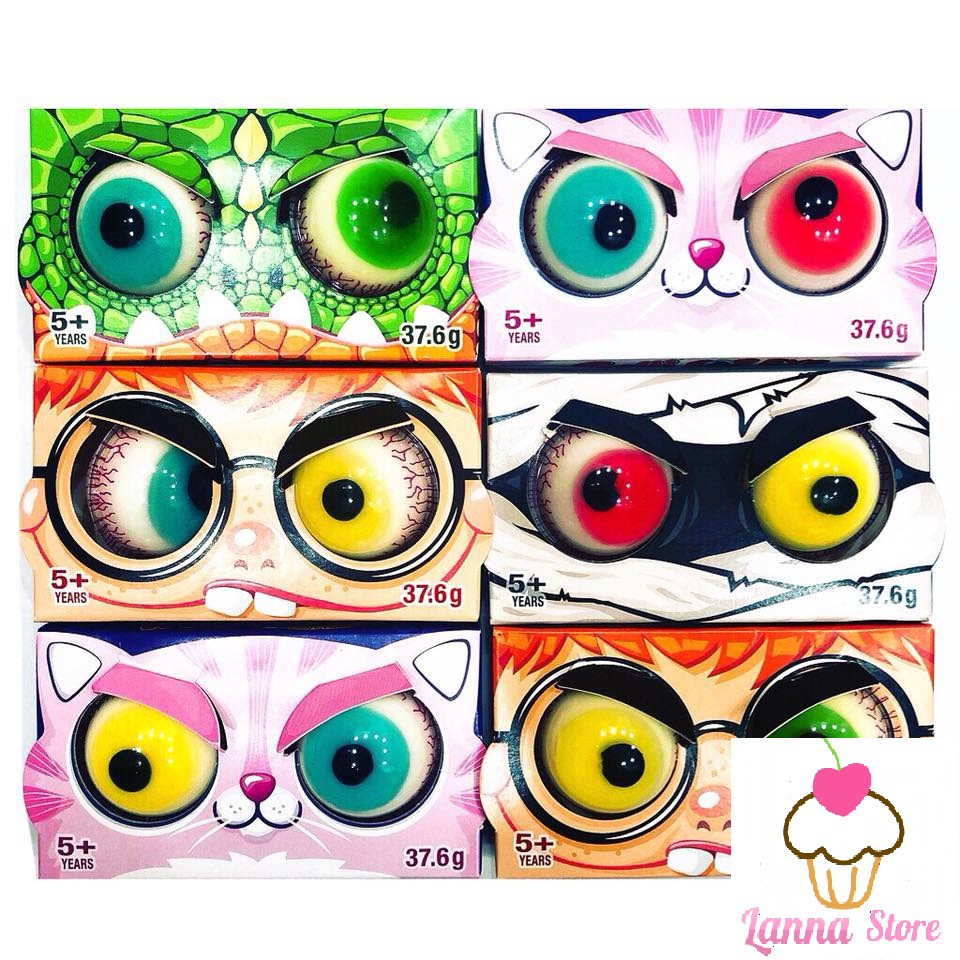  Kẹo dẻo Trolli Glotzer con mắt (Eyeball) / Planet Gummi - Đức