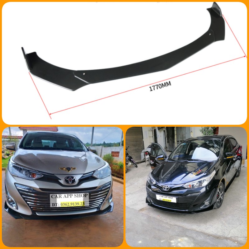 HÀNG LOẠI 1 cản trước Toyota vios lắp cho các đời, 2002_2006 :2008_2013 ; 2014_2017 :2018 _2020