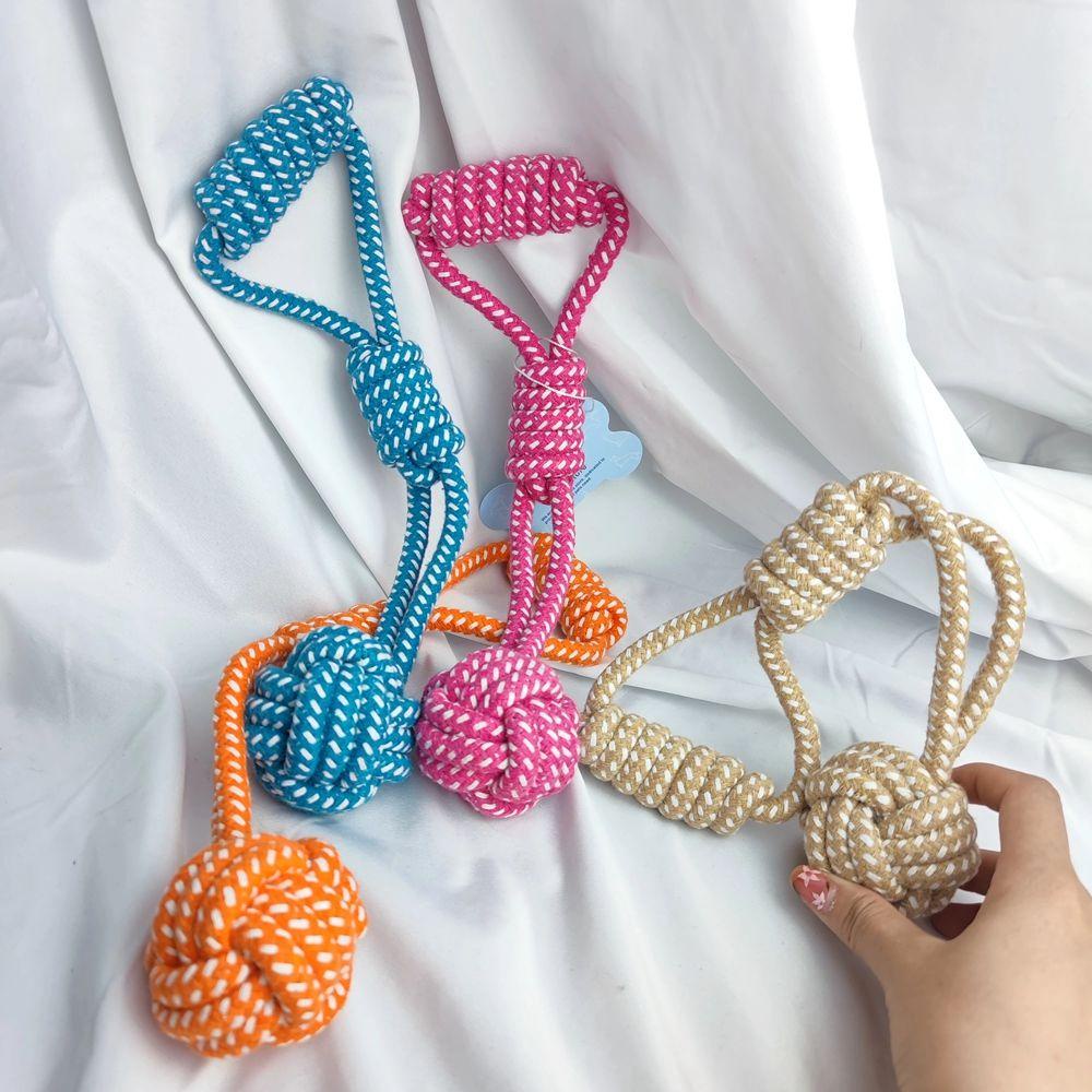 JARRED Đồ Chơi Dây Thừng Cotton Bện Huấn Luyện Thú Cưng
