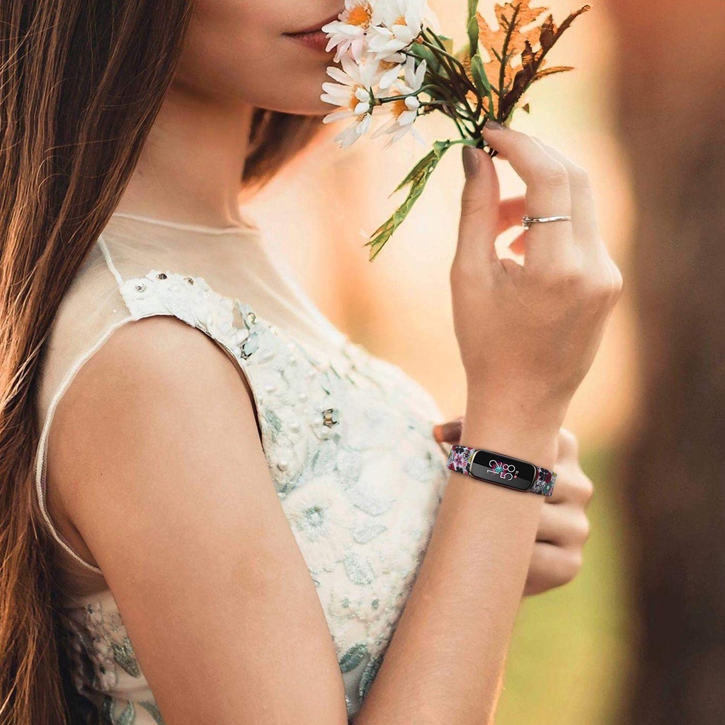 OKDEALS Dây Đeo Đồng Hồ Chống Trượt Cho Fitbit Luxe