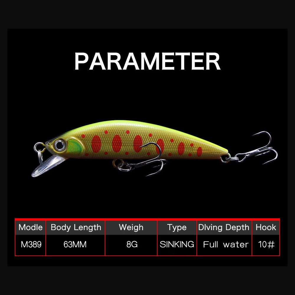 Móc Câu Cá 63mm 8g Nhiều Màu Sắc Tiện Dụng