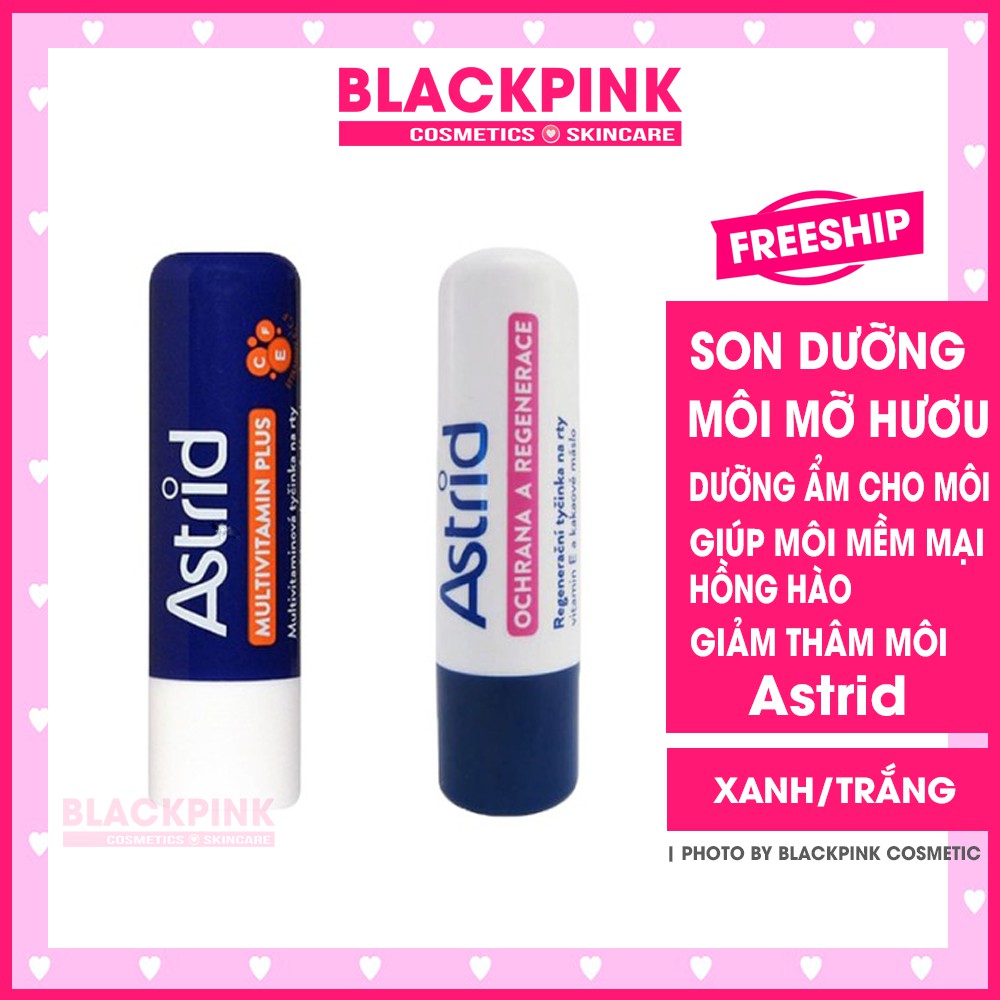 Son dưỡng môi mỡ hươu Astrid - Dưỡng ẩm cho môi, giúp môi mềm mại, căng mọng suốt cả ngày