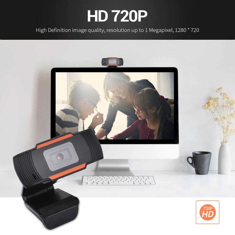 Webcam Giảng Dạy Online, Học Online, Live Stream Hỗ Trợ Mic Độ Phân Giải 720P A11 GEAR79