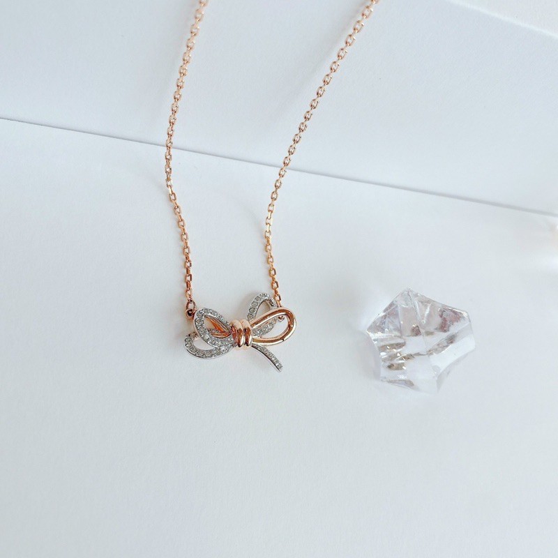 Vòng Cổ Nơ- Màu Rose