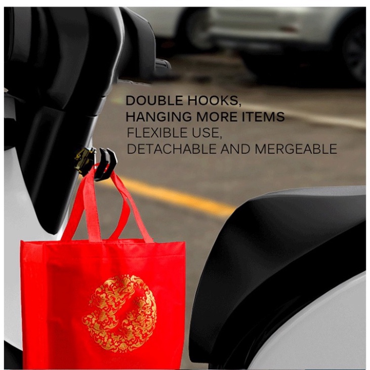 Móc Treo Đồ Cho Xe Máy Xoay Linh Hoạt Nhôm CNC