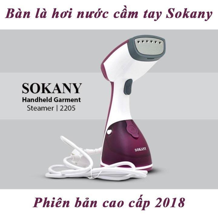 Bàn là, bàn ủi hơi nước cầm tay SOKANY 1200W ủi phẳng mọi chất vải, không mỏi tay khi dùng