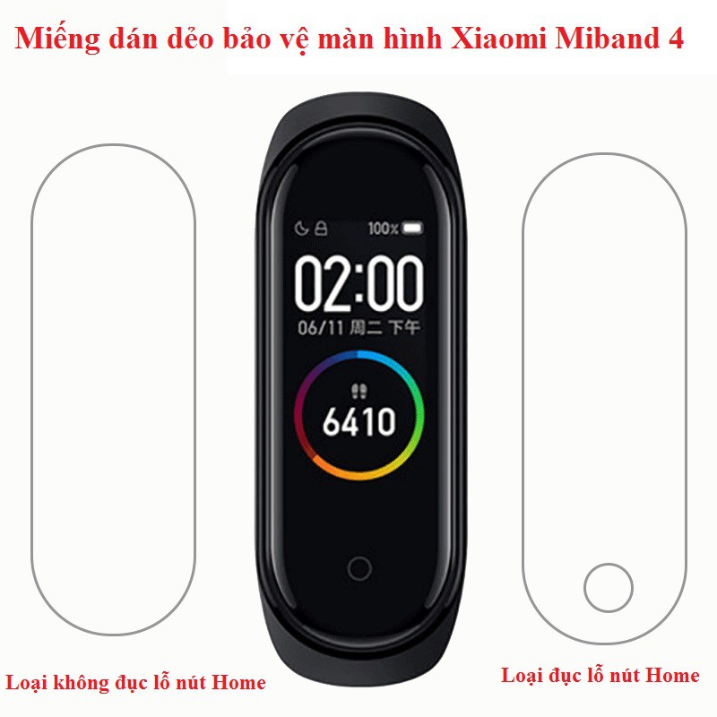 Miếng dán bảo vệ màn hình Xiaomi Miband 4 miband4 mi band 4(Full màn) Miband 5 miband5 chất lượng cao