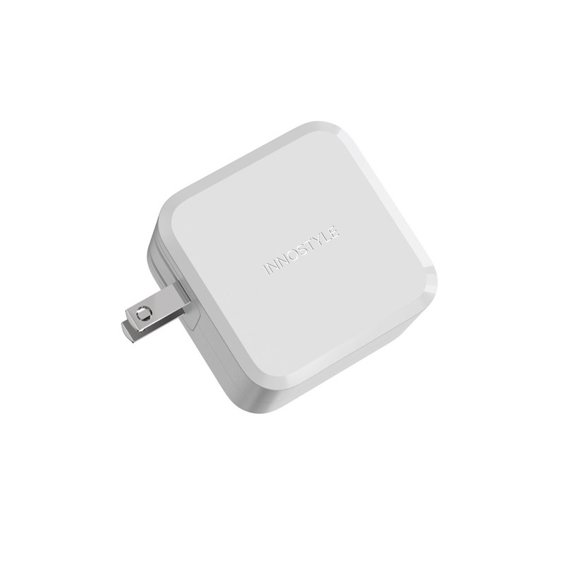 SẠC INNOSTYLE GAN ZENI 65W CHO IP, IP@D, TABLET, SMARTPHONE, MB – IC65-2PDWHI